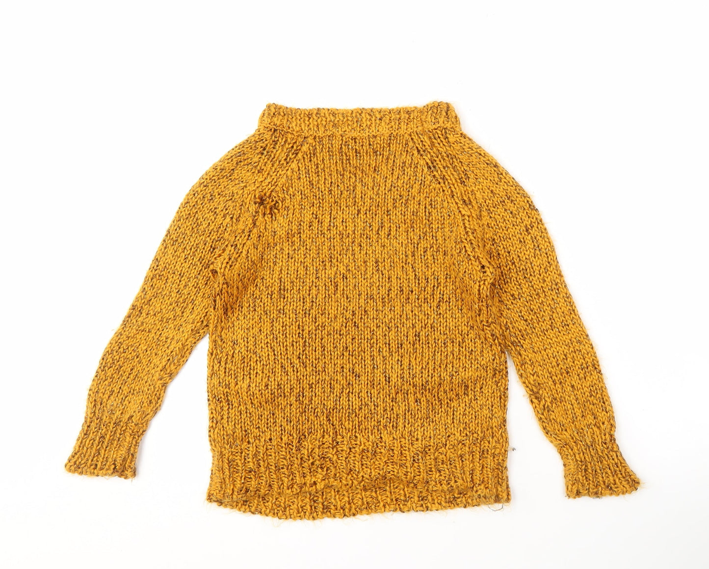 Womens UK Size 6 Miss Selfridge Yellow Pullover Jumper