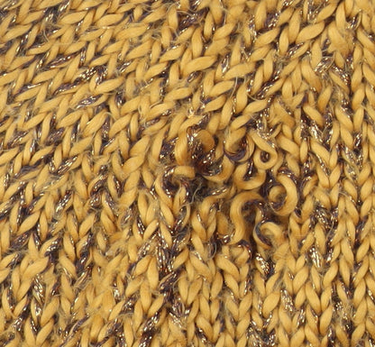 Womens UK Size 6 Miss Selfridge Yellow Pullover Jumper