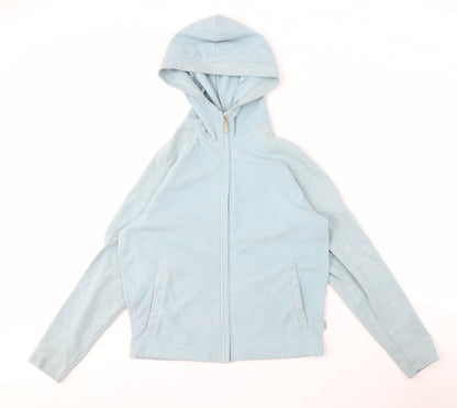 Regatta Women's Blue Hooded Fleece Jacket Size 10