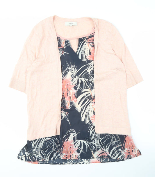 Womens UK Size 14 NEXT Multicoloured Tunic Blouse