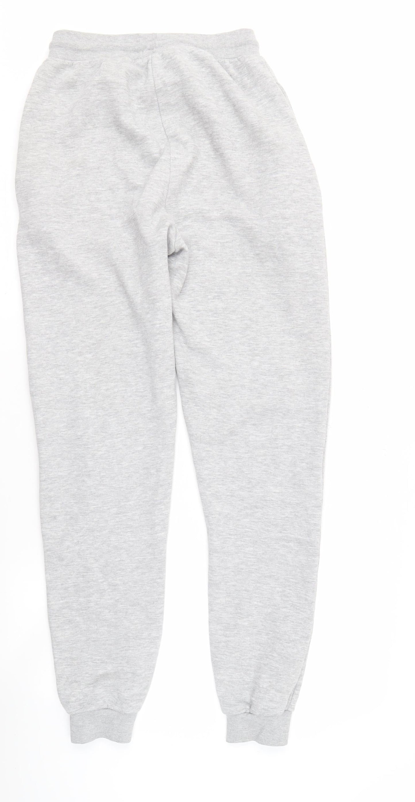 boohooMAN Men's Grey Jogger Trousers, Size M, Regular Fit