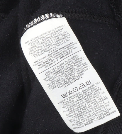 Mens UK Size M Nike Black Pullover Sweatshirt