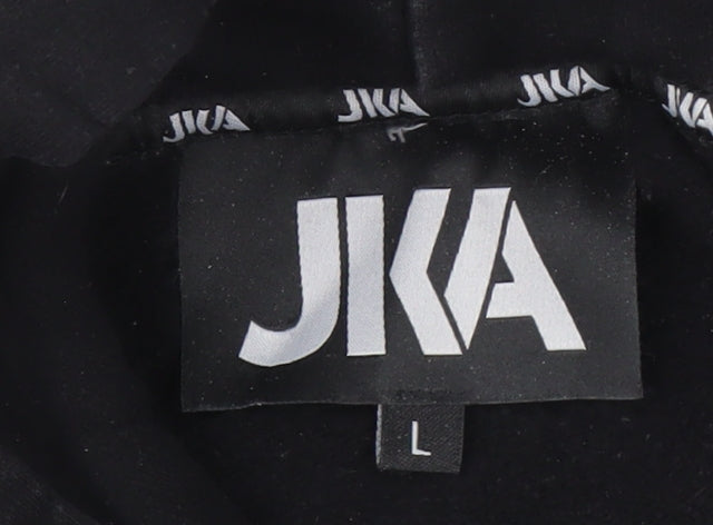 JKA Men's Black Pullover Hoodie - Size L