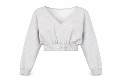 The Couture Club Women's Grey Pullover Sweatshirt M