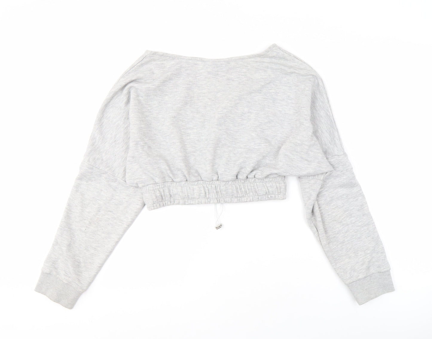 The Couture Club Women's Grey Pullover Sweatshirt M