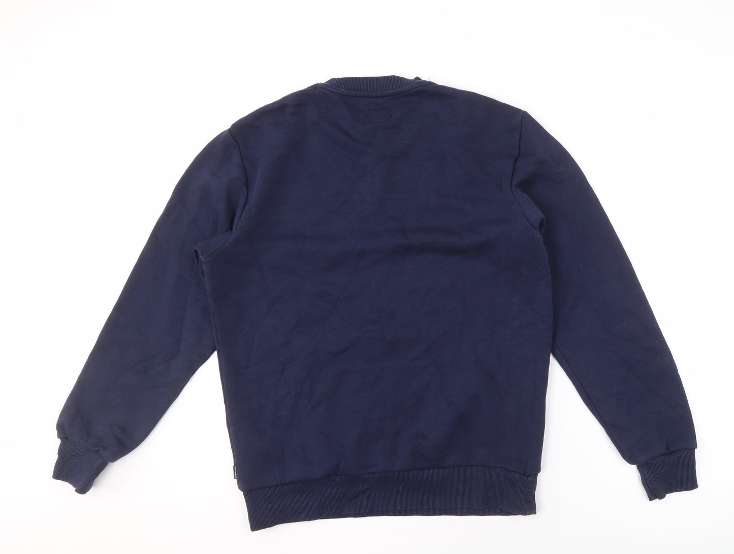 Mens UK Size XS Converse Blue Pullover Sweatshirt