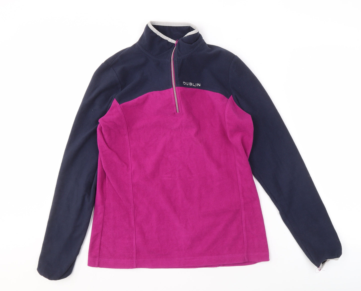Dublin Women's Pink/Navy Pullover Sweatshirt - Size S
