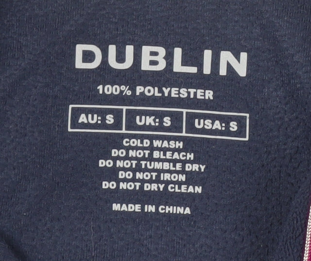 Dublin Women's Pink/Navy Pullover Sweatshirt - Size S