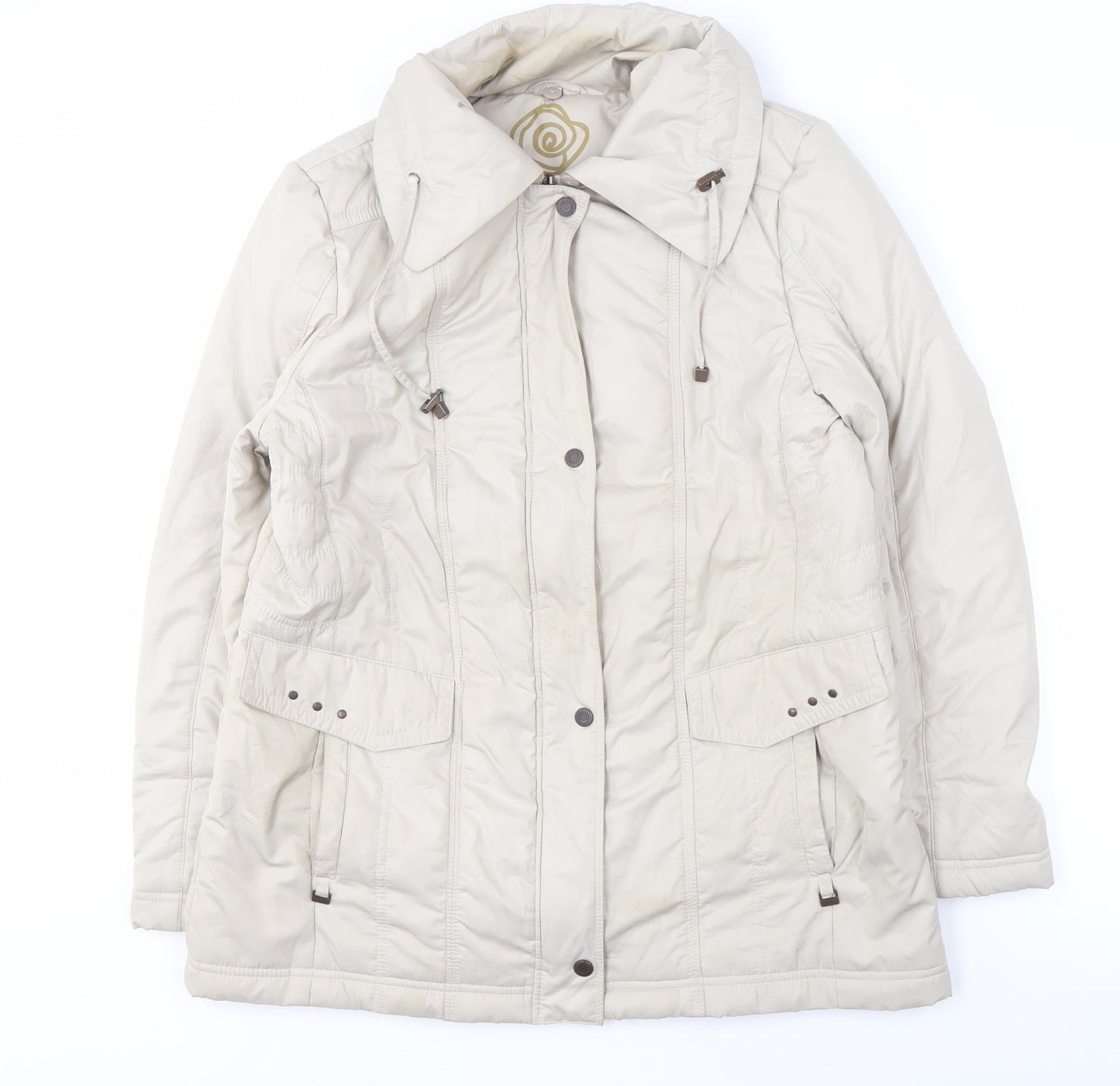 Womens UK Size M Anna Rose White Basic Jacket