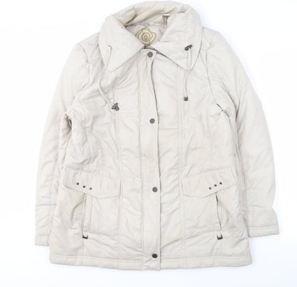 Womens UK Size M Anna Rose White Basic Jacket