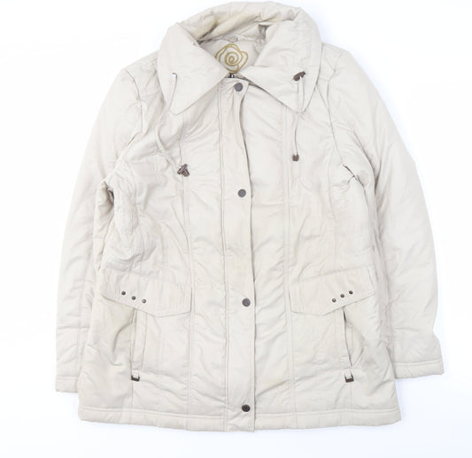 Womens UK Size M Anna Rose White Basic Jacket
