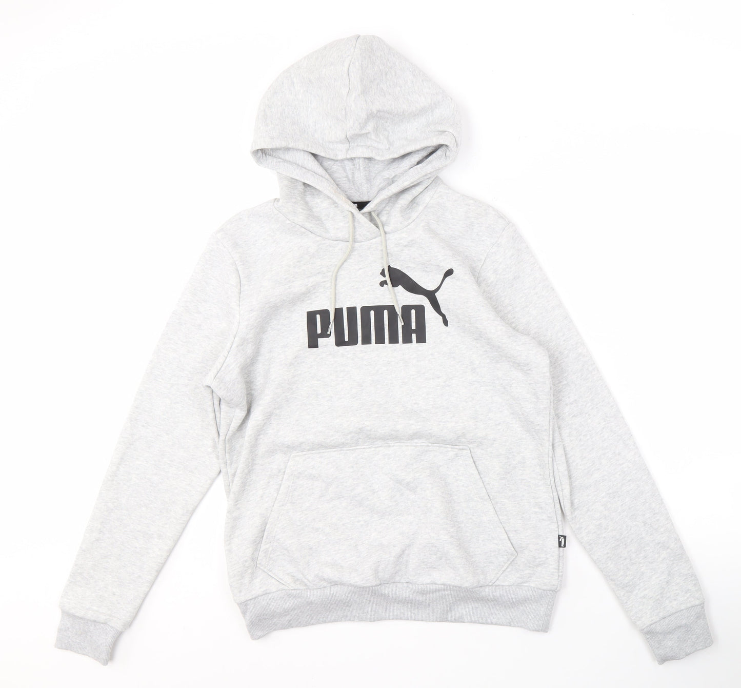 Mens UK Size M PUMA Grey Pullover Hoodie
