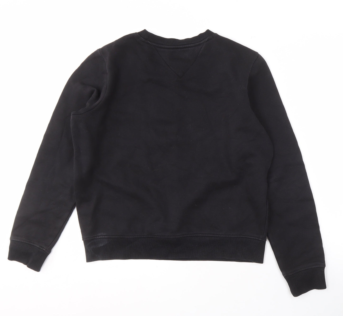 Tommy Jeans Men's Black Logo Sweatshirt, Size S, Pullover