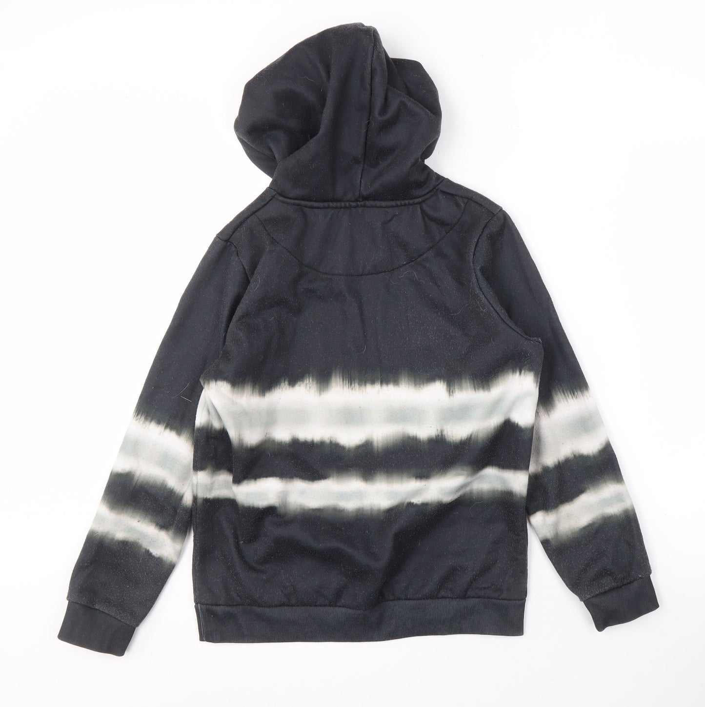 DFND Boys Black Tie Dye Pullover Hoodie in Size 13-14 Years