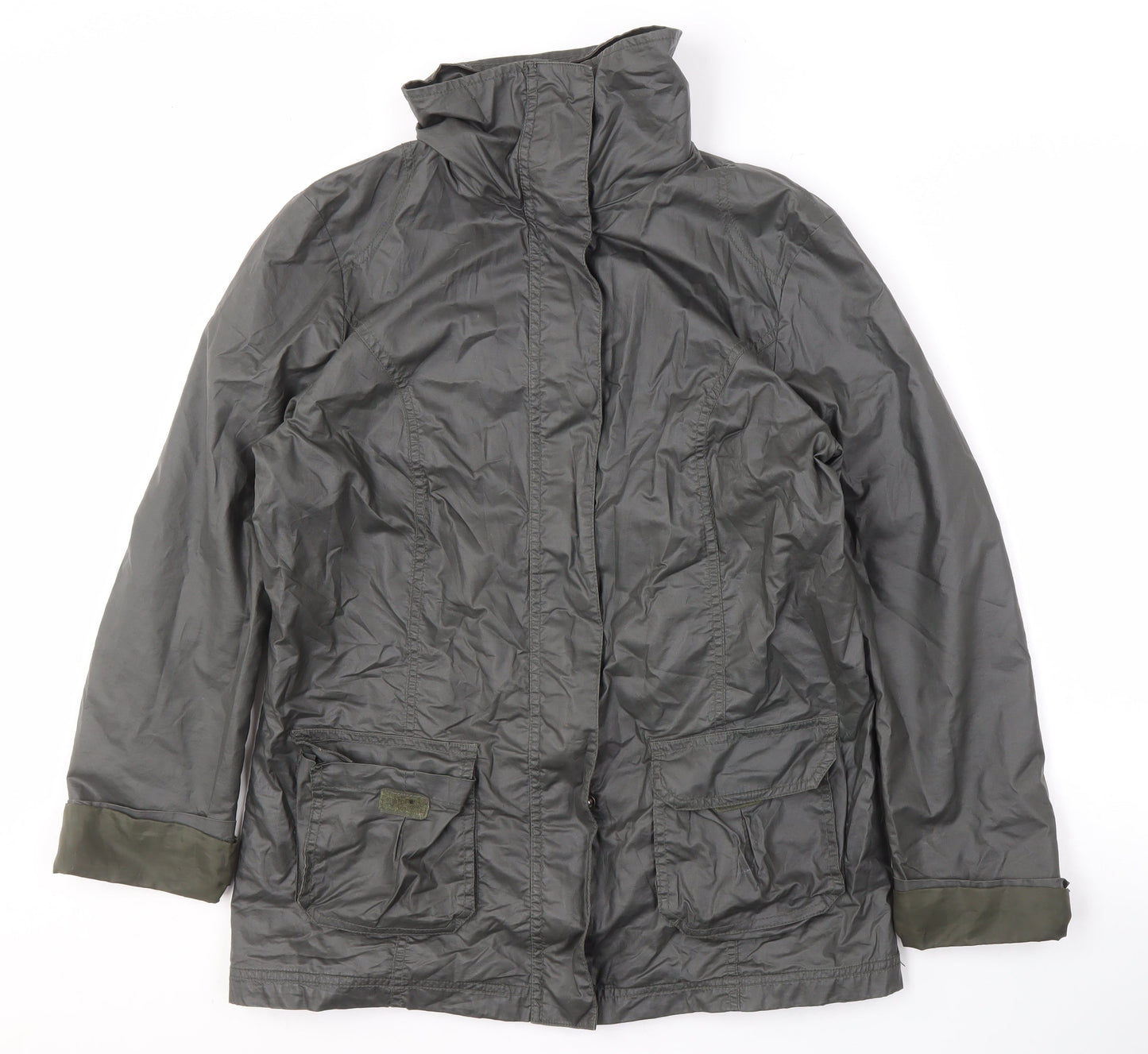 World of Basics Grey Men's Jacket Size 42 Mid-Length