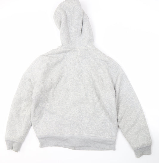 Mens UK Size M Gap Grey Full Zip Hoodie