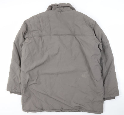 Mens UK Size L JBC Grey Overcoat