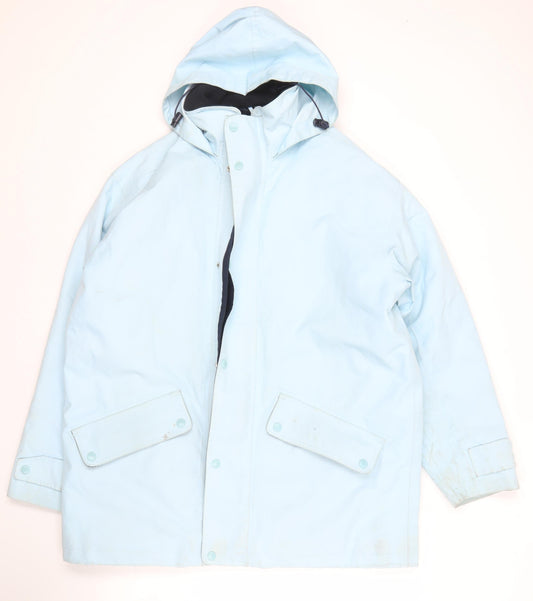 Aigle Men's Blue Rain Coat Jacket L