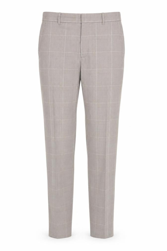 Womens UK Size 8 H&M Slim Fit  Beige Trousers