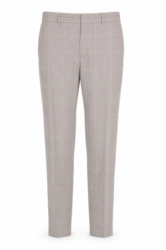 Womens UK Size 8 H&M Slim Fit  Beige Trousers