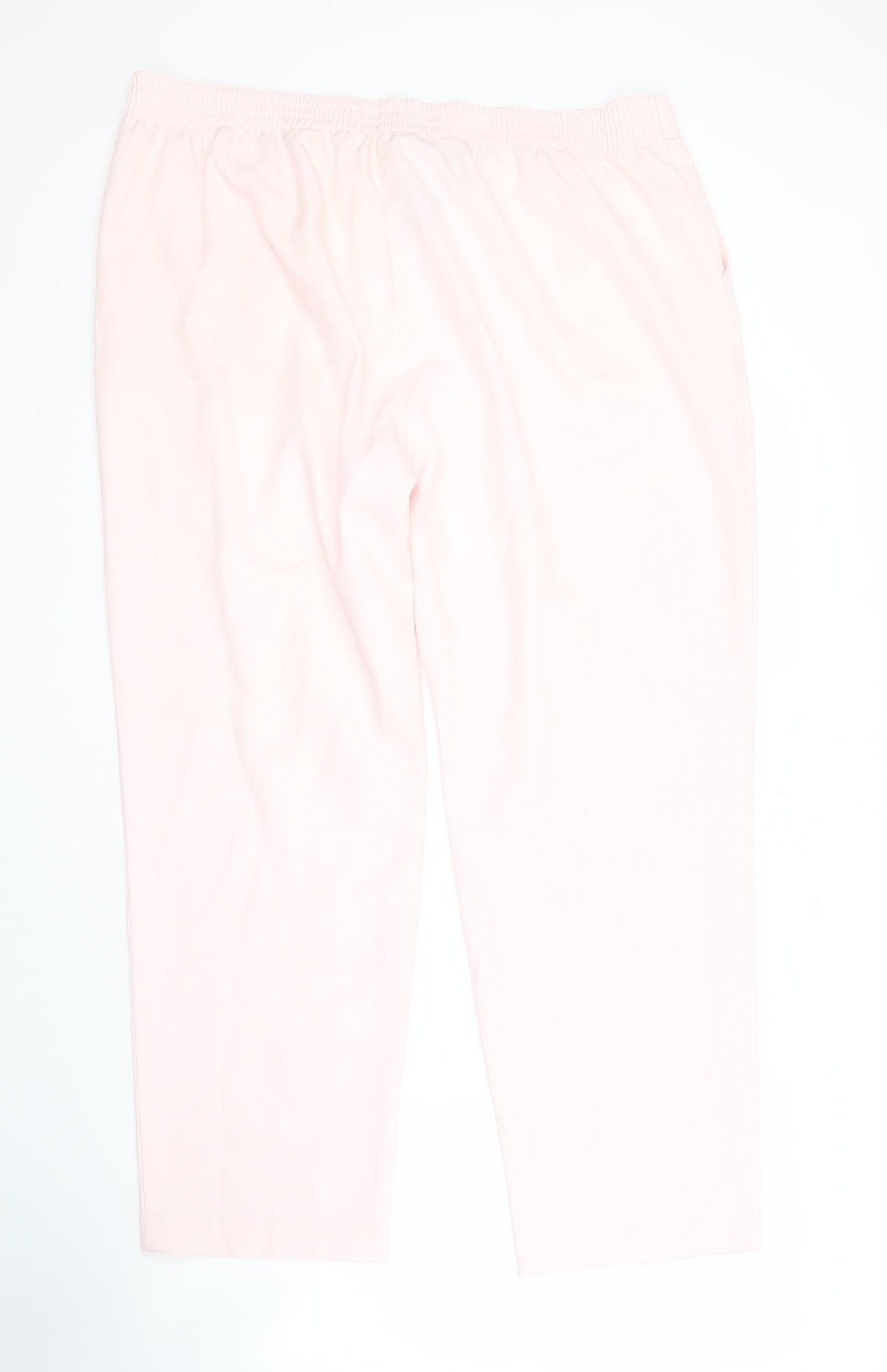Womens UK Size 20 Marks and Spencer Regular Fit Casual Pink Trousers