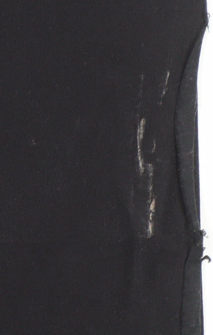 Womens UK Size 12 Divided   Black Trousers