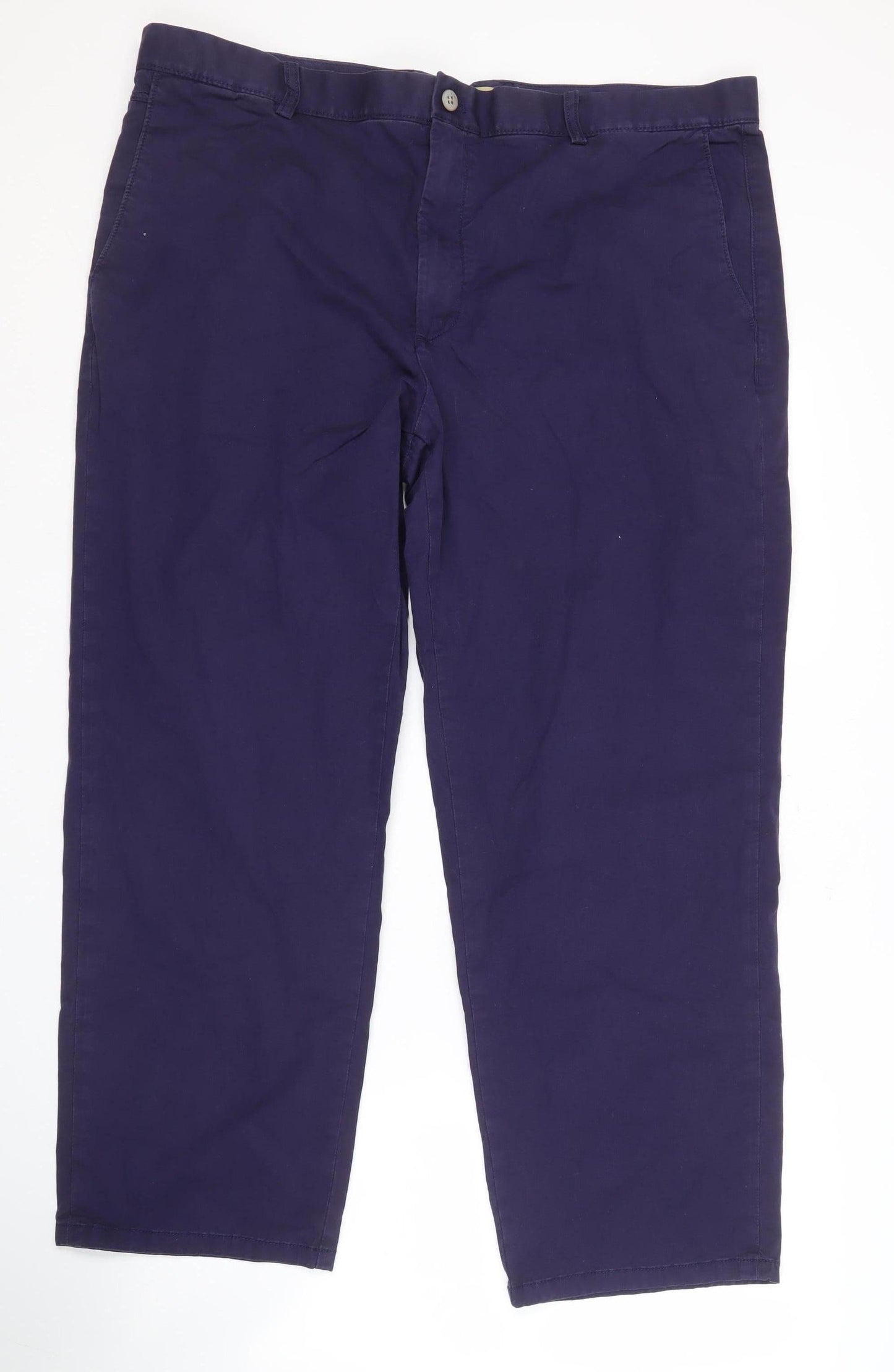 Marks and Spencer Men's Blue Trousers Size 42