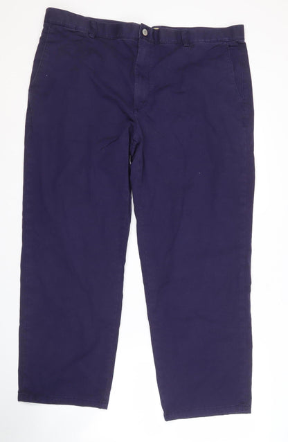 Marks and Spencer Men's Blue Trousers Size 42