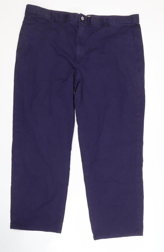 Marks and Spencer Men's Blue Trousers Size 42