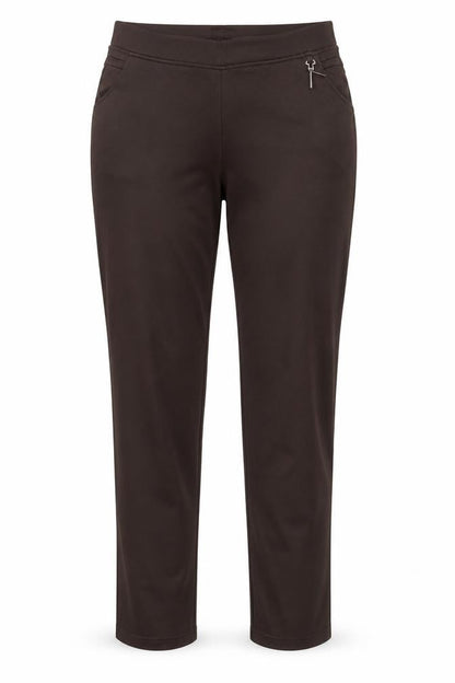 Claudia.C Women's Brown Skinny Trousers S