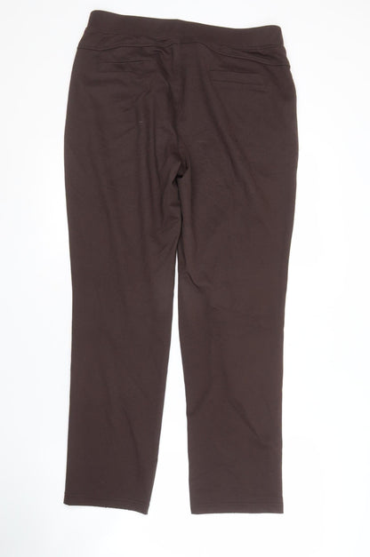 Claudia.C Women's Brown Skinny Trousers S