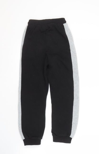 Slazenger Boys Black Jogger Trousers, 7-8 Years, Polyester