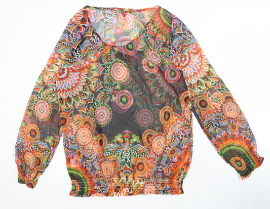 Joe Browns Women's Multicoloured Floral Blouse UK 14