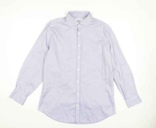 Mens UK Collar Size 16.5 Charles Tyrwhitt Smart Blue  Dress Shirt