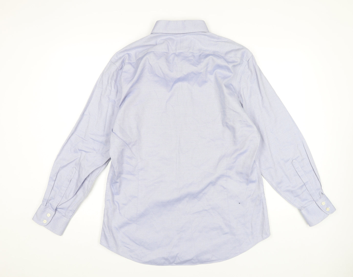 Mens UK Collar Size 16.5 Charles Tyrwhitt Smart Blue  Dress Shirt
