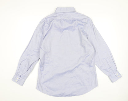 Mens UK Collar Size 16.5 Charles Tyrwhitt Smart Blue  Dress Shirt
