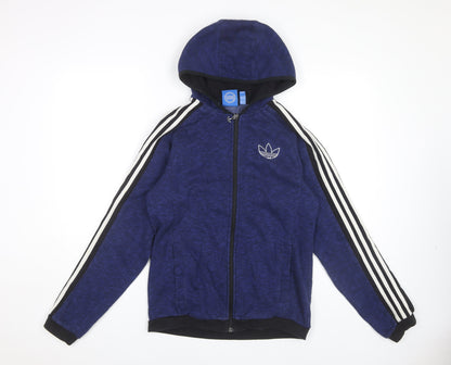 Adidas Men's Blue Full Zip Hoodie S