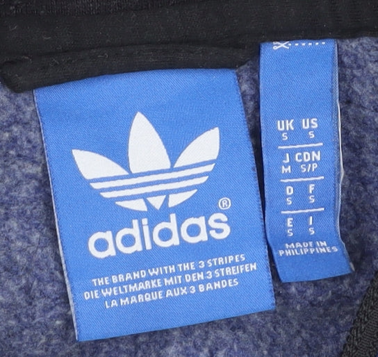Adidas Men's Blue Full Zip Hoodie S