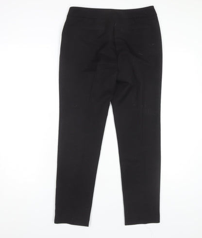 Womens UK Size 8 Wallis Slim Fit  Black Trousers