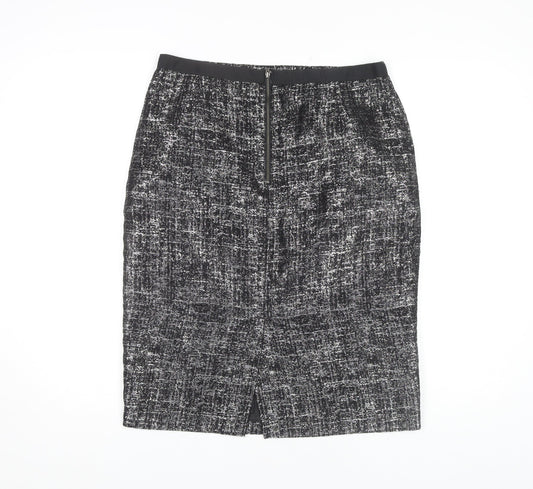 Marks and Spencer Women's Black Pencil Skirt, Size 12