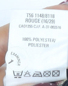 Vintage Marks and Spencer Women's Floral Long Pleated Skirt