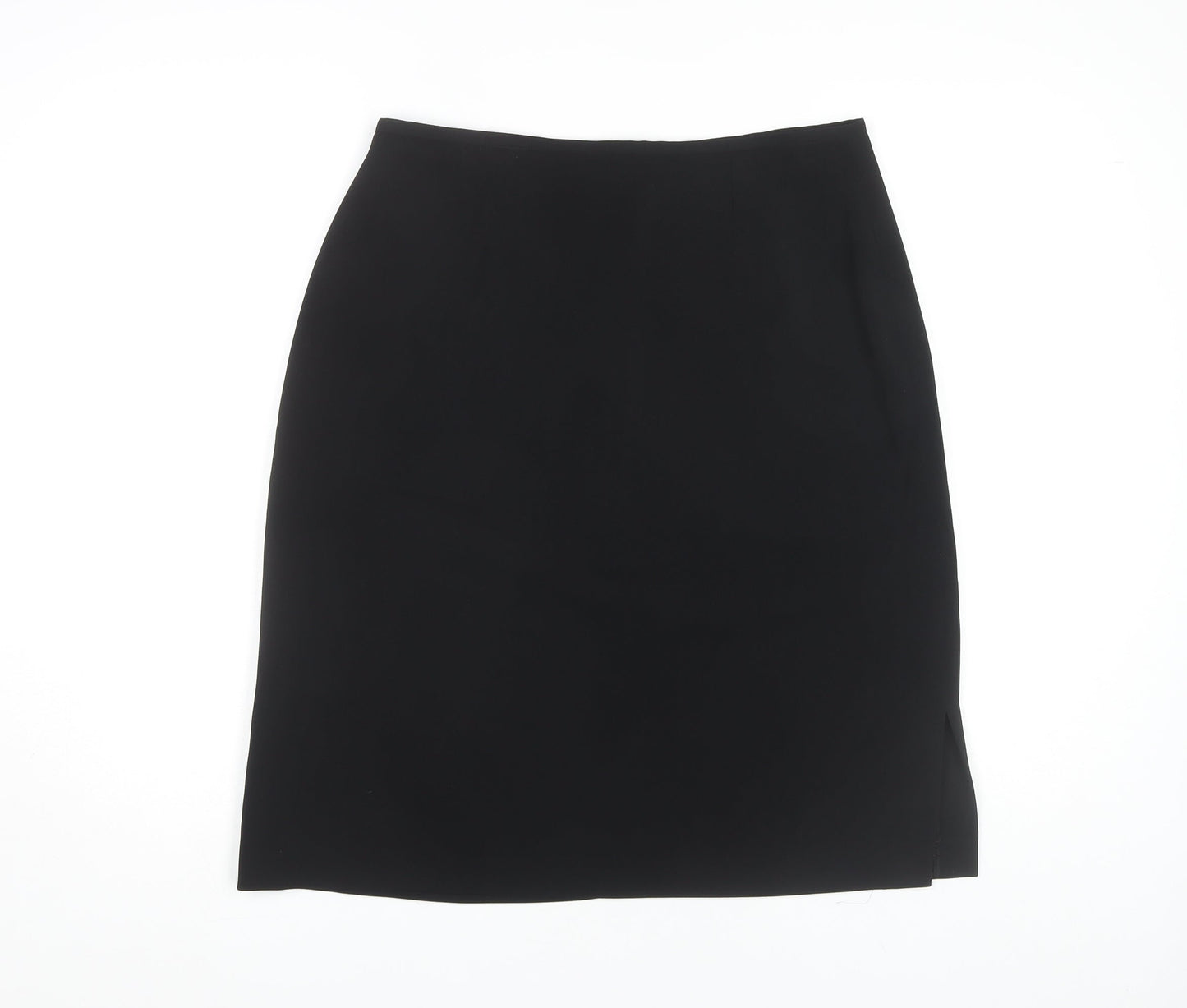 Amaranto Women's Black Pencil Skirt, Size 14
