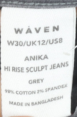 Wåven Grey Sculpting Skinny Jeans, Women Size 12