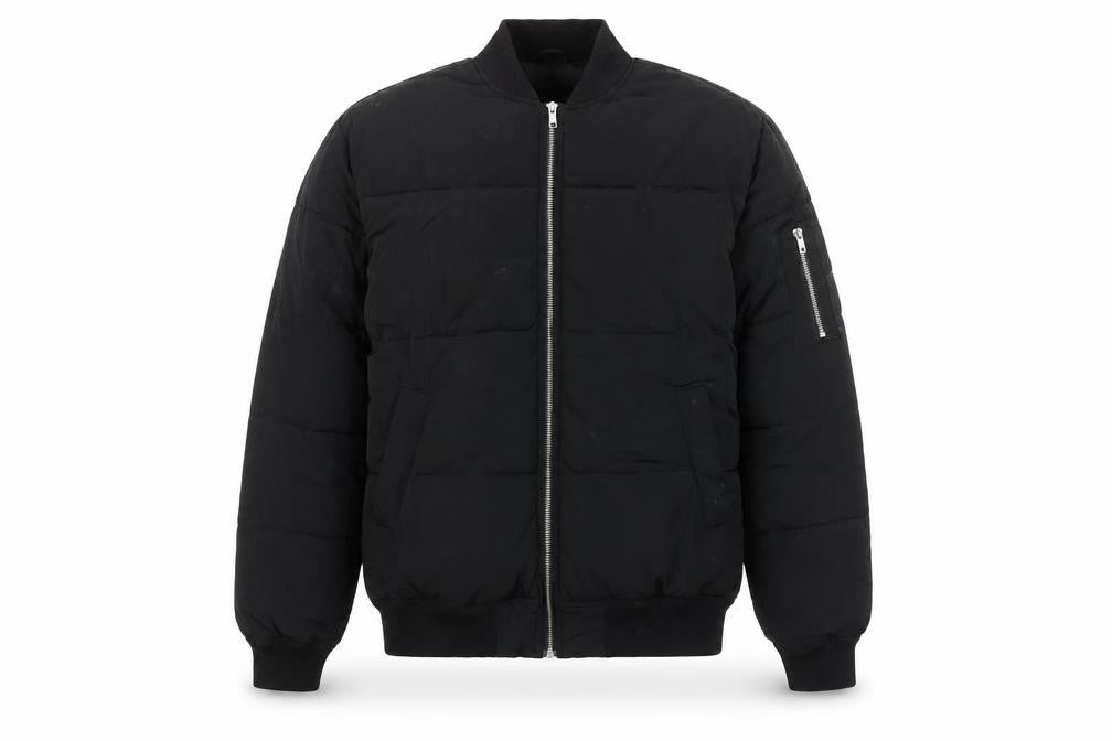 Mens UK Size S H&M Black Bomber Jacket