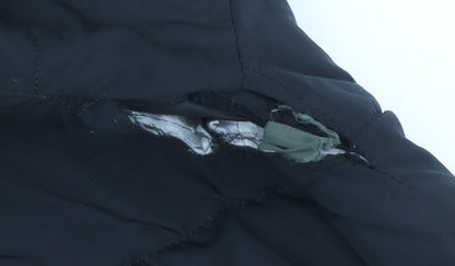 Mens UK Size S H&M Black Bomber Jacket