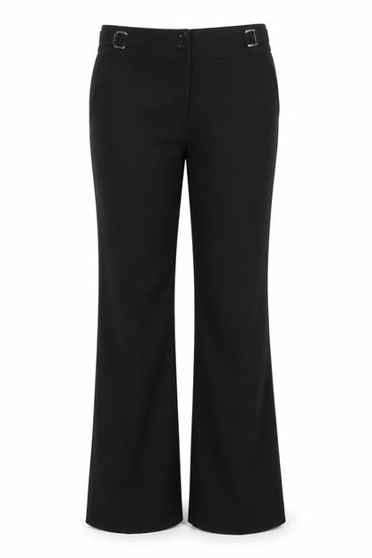 Womens UK Size 12 Wallis Regular Fit  Black Trousers