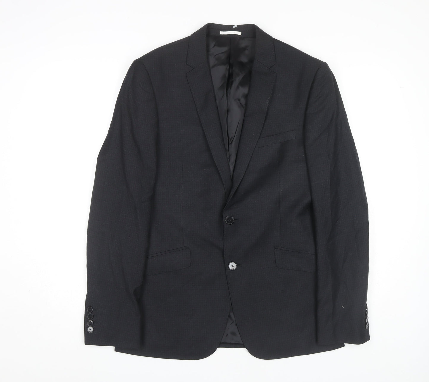 Mens UK Size 38 John Lewis Regular Black Suit Jacket