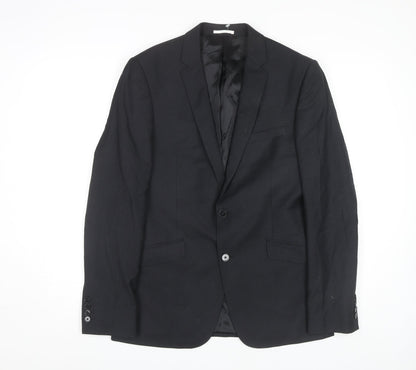 Mens UK Size 38 John Lewis Regular Black Suit Jacket