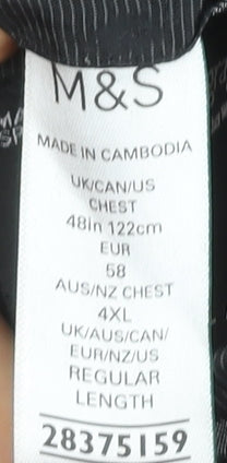 Marks and Spencer Men's Grey 48 Blazer Jacket