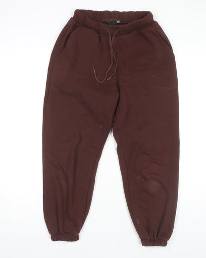Womens UK Size 8 ASOS Regular Fit Jogger Brown Trousers
